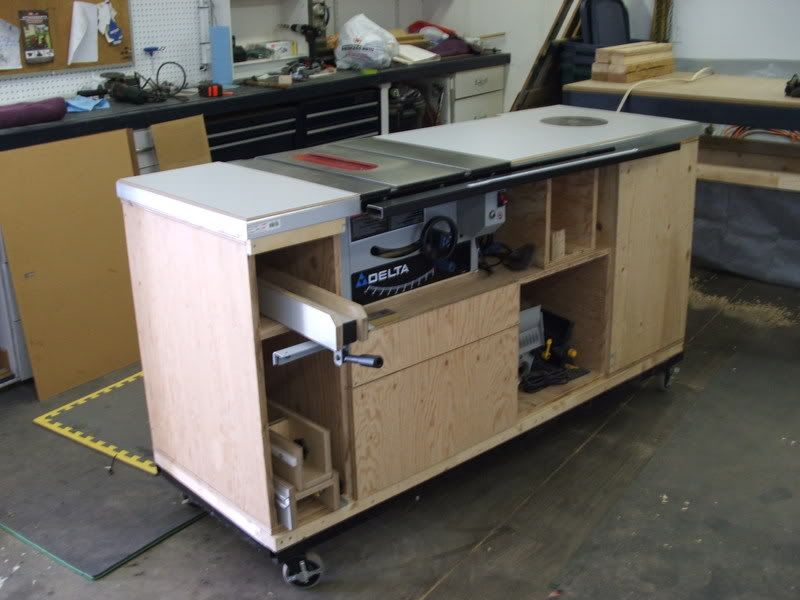 Table Saw Workbench Plans
