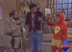 Chapolin contando a história de Leonardo da Vinci