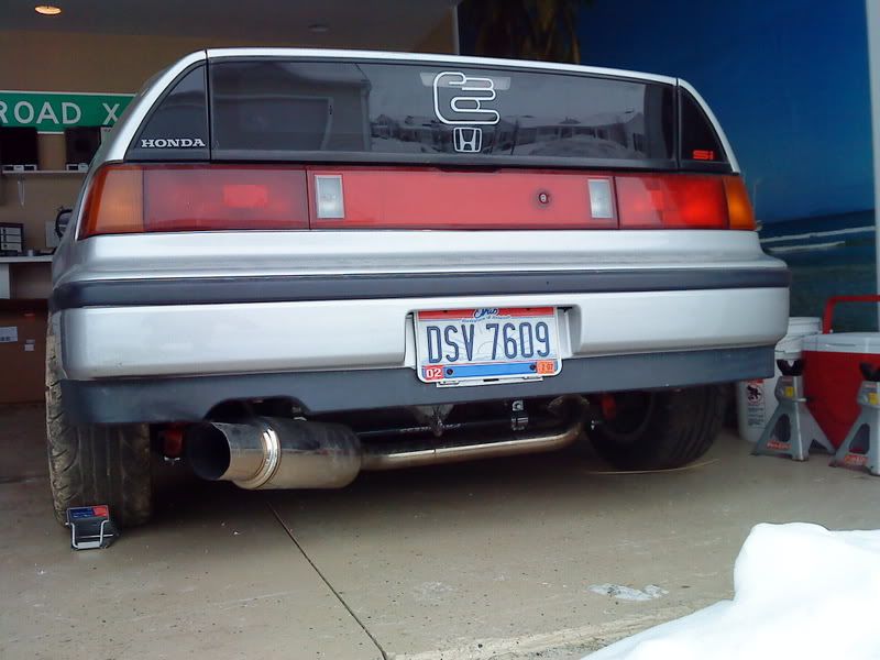 Invidia exhaust honda crx #5