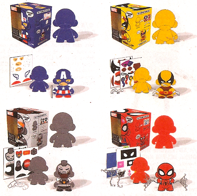 Kidrobot Marvel Mini Munny 4 inch Figures Four to choose from or buy them all! 
