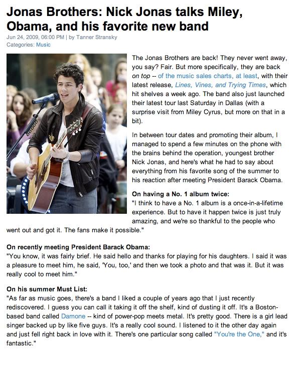 Jonas Damone Blog