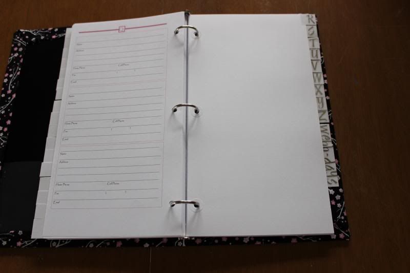 DIY Address Book & Freebie Seamingly Crafty