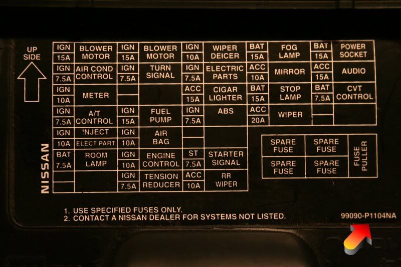 Nissan fuse box translation #8