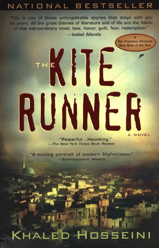 The Kite Runner, a novel