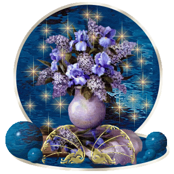 glitter bloemen
