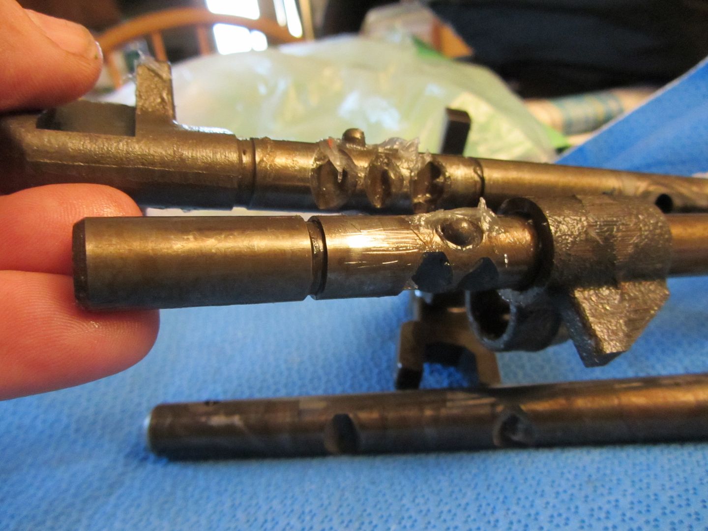 AX 15 Interlock pins/plugs and shift rail photo tutorial