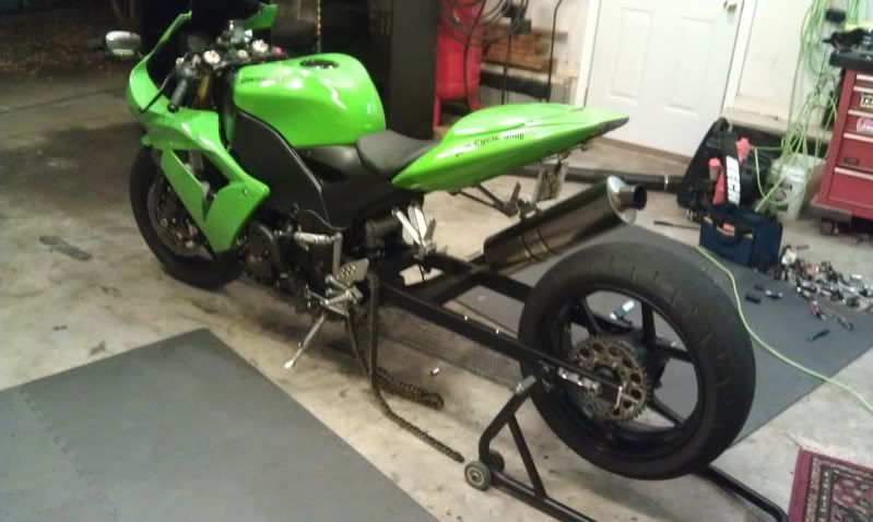 Best way to lower and stretch a 08? | Kawasaki ZX-10R Forum