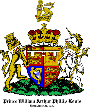 the full coat of arms of hrh prince williams of wales. Welcome to Prince William#39;s