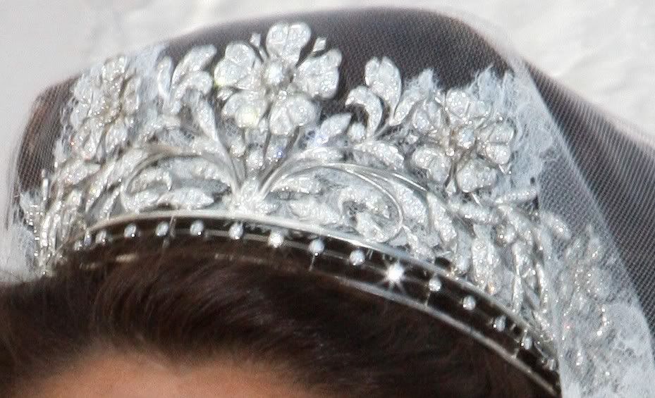 princess diana wedding. princess diana wedding tiara.