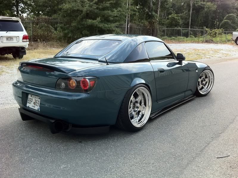 This just in found this Hella clean stanced out S2K sittin on super wide 