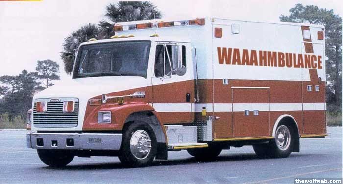 Oh, boo...should I call the WAHmbulance?