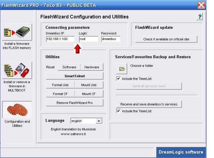 Dreambox Image Install With Flashwizard Pro