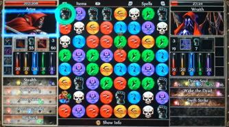 Puzzle Quest 2 Puzzle Layout