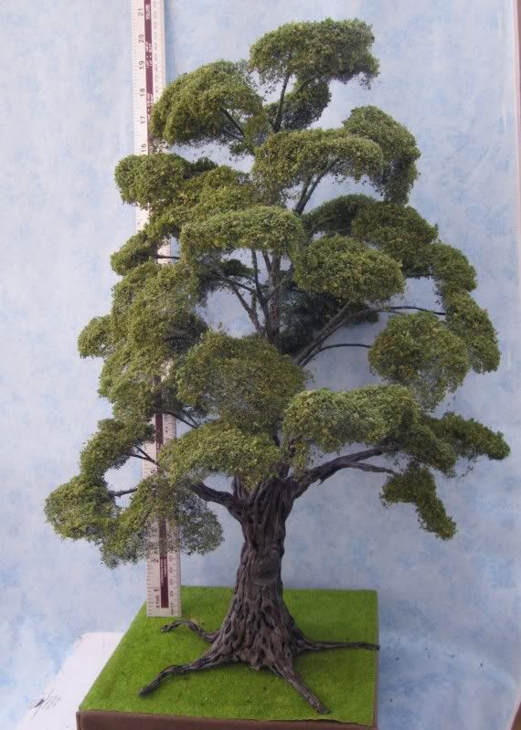 CDHM Gallery of Ceynix Miniature Trees 'n' Trains creating 1:12 trees, large oak, landscaping, bushes including for the railroad collector in HO scale