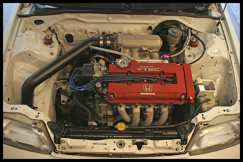 Honda crx engine bay wire tuck #5