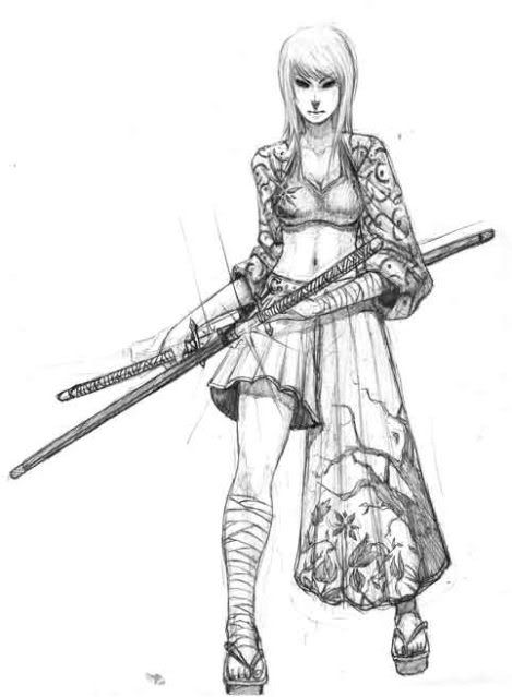 Anime Female Samurai