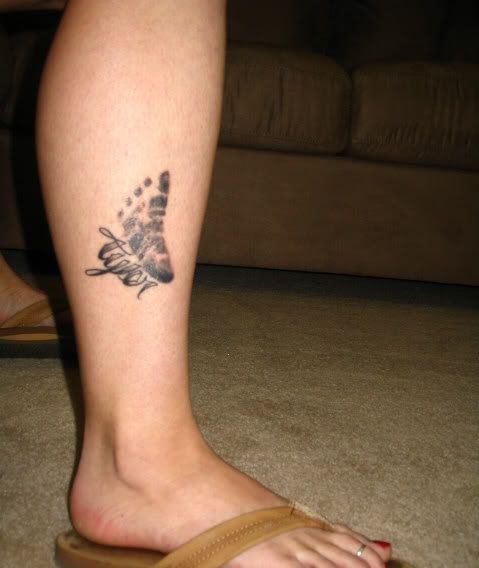 do you have tattoos of baby's hand/foot prints?