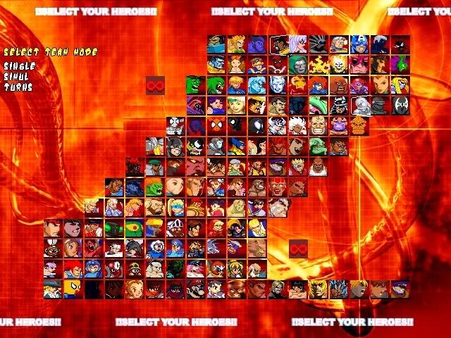 DC VS MARVEL VS CAPCOM MUGEN 2D FIGHTING GAME