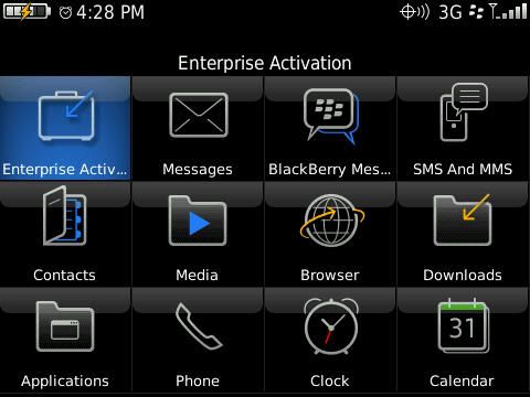 blackberry 7290 enterprise activation problems