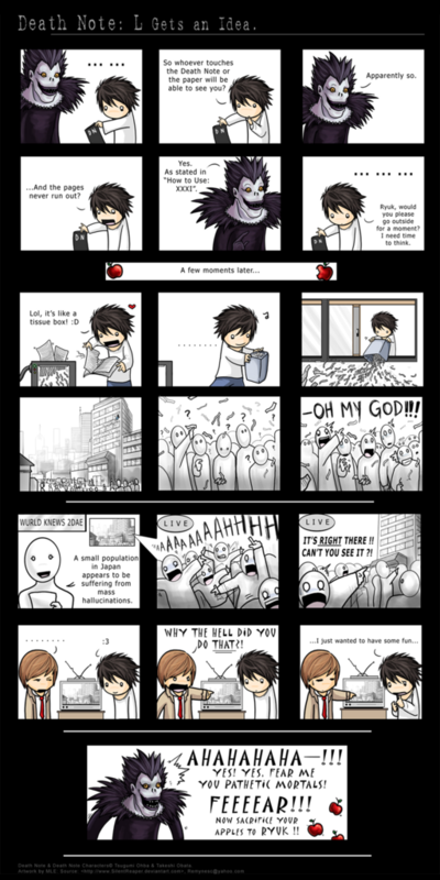 Death Note Comic Pictures, Images and Photos