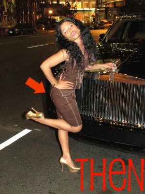 nicki minaj fake booty exposed. Nicki Minaj Fake Body Before