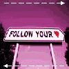 Follow your heart, road sign