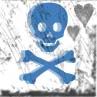 BLUE HEART SKULL Pictures, Images and Photos