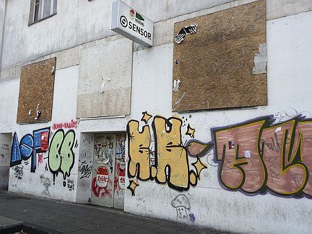 Graffiti Gruener Weg