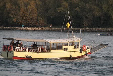 Rhine River Ferry Weiss