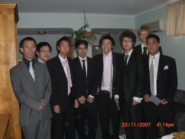The guys before the formal