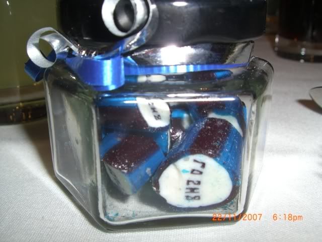 Everyone got this as a present. Specially made sticky lollies with BHS07 on it. awww! haha if you turned it around, it read LOSER, kind off haha!