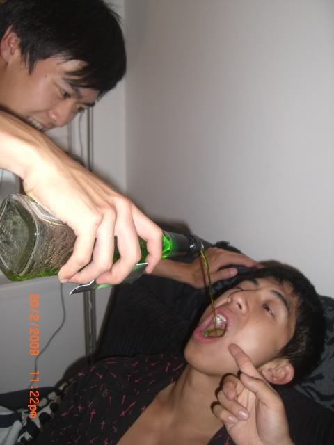 drink up boy, drink up!
