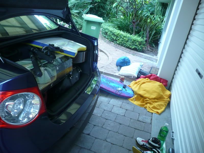 the boot of our car