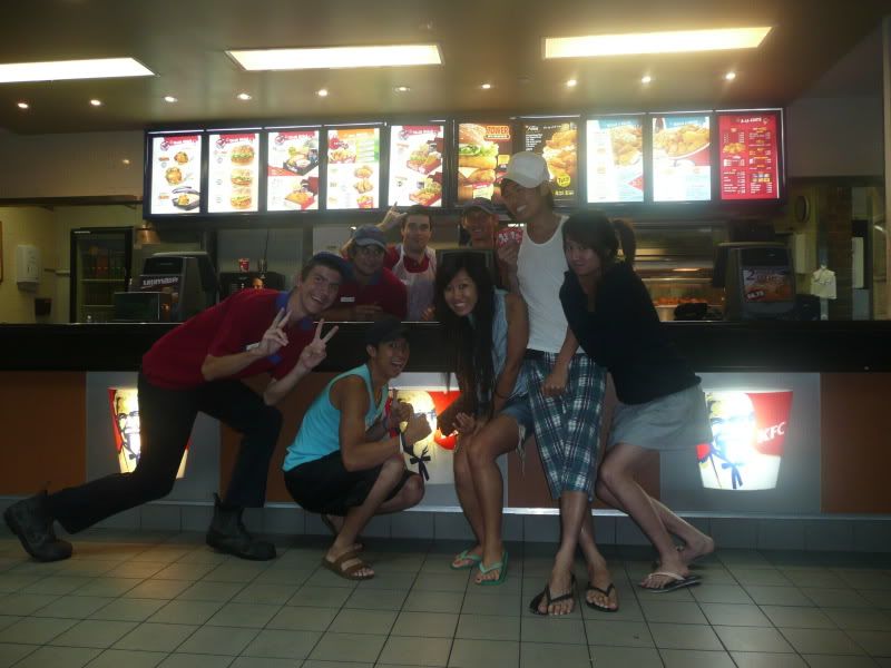 with the entire KFC crew, man they were bloody awesome!