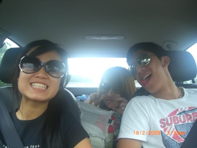 beginning of road trip, soooo energetic and excited