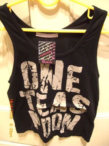 Black loose singlet