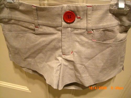 Loose fitting shorts
