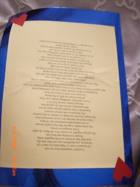 The poem I wrote Raul LOL..it was awesome