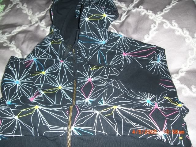The jacket LOL omg man my boyfriend wears...size XS...hahahaaaa