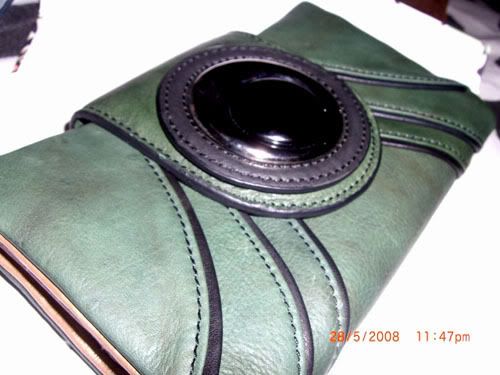 Mimco Button Wallet made from cow leather..mmmmmm