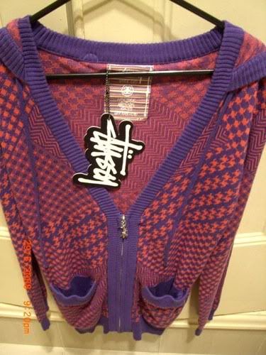 Stussy ZigZag cardigan