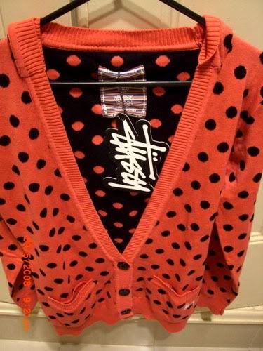 Stussy Polka-dot cardigan