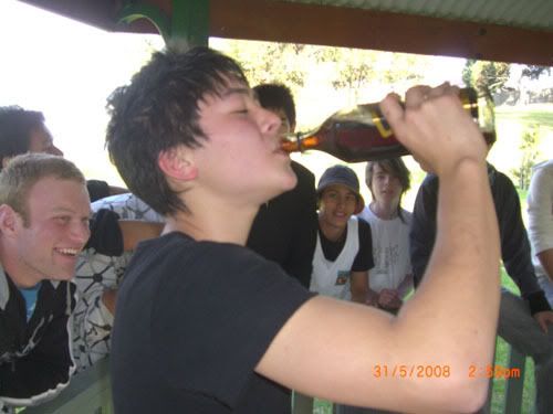 haha in true birthday boy style.