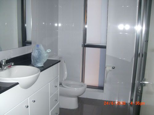 The bathroom