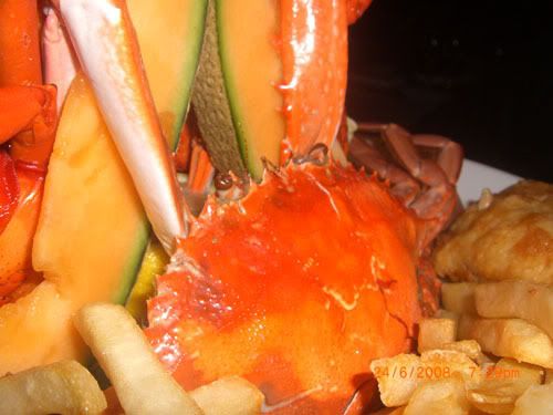 The crab that we had no more stomach space for :(
