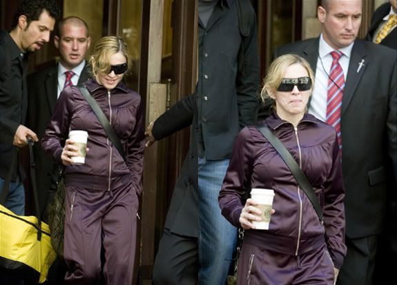 Madonna izlazi iz hotela