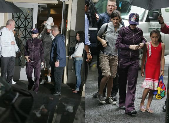 Family Ritchie/Madonna i Lourdes