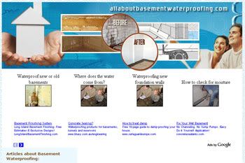 basement waterproofing waterproof wet walls