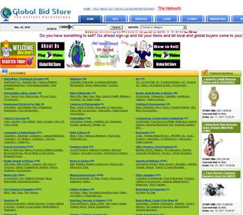 Online Auctions Auction Global Bid Store Wholesale Goods