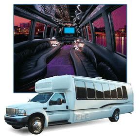 party bus party ride limo bus